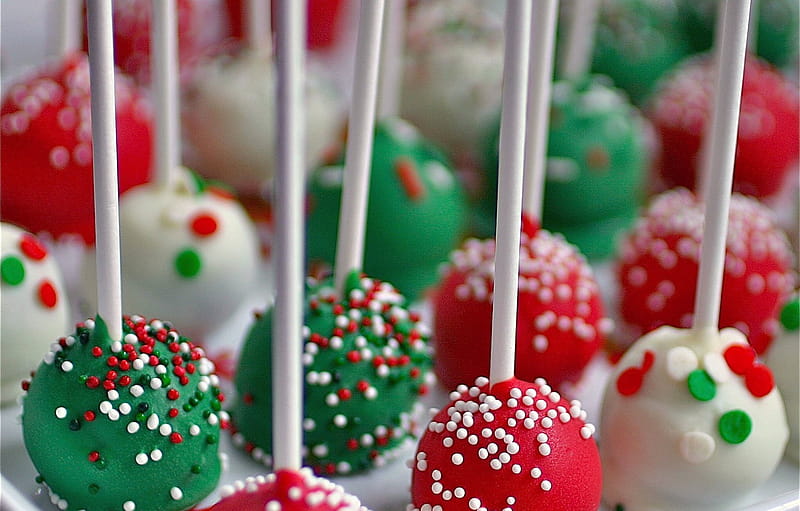 Colorful, Candy, Lollipops, Sweet - Easy Christmas Cake Pops, HD wallpaper