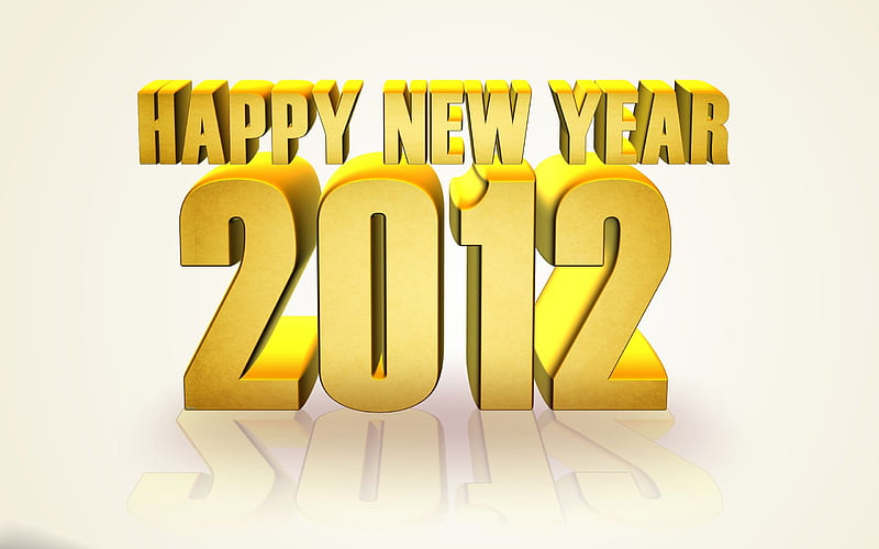 Happy New Year-2012 Year theme 18, HD wallpaper