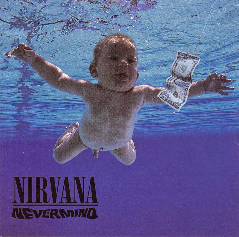 Nirvana Nevermind, toddler, sleeve, HD wallpaper