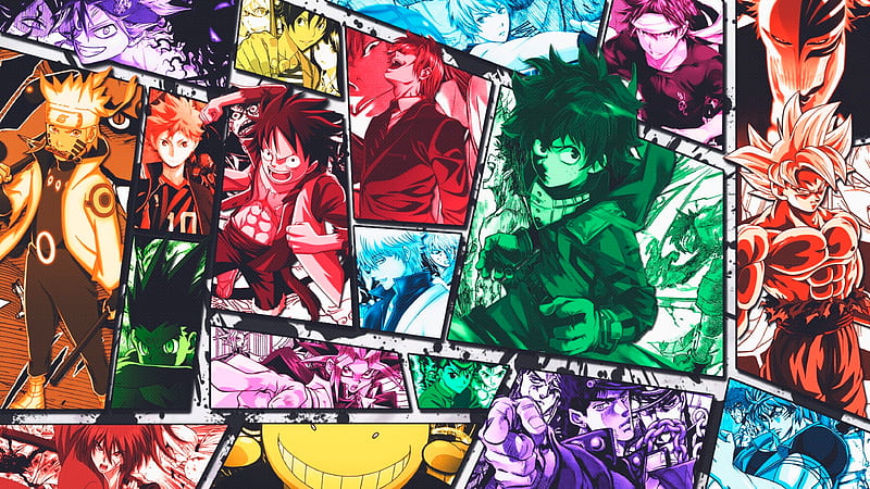 Anime mashup Background by Forever2darkness on DeviantArt