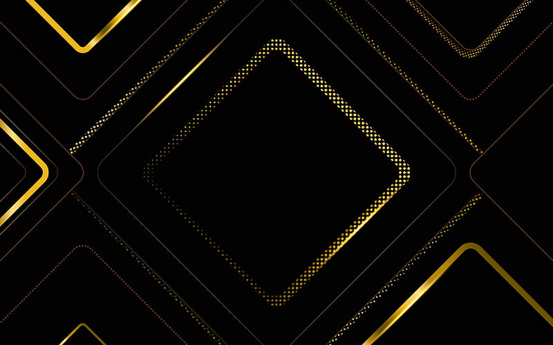 Black and gold texture, stylish black background, stylish texture,  background with golden lines, HD wallpaper | Peakpx