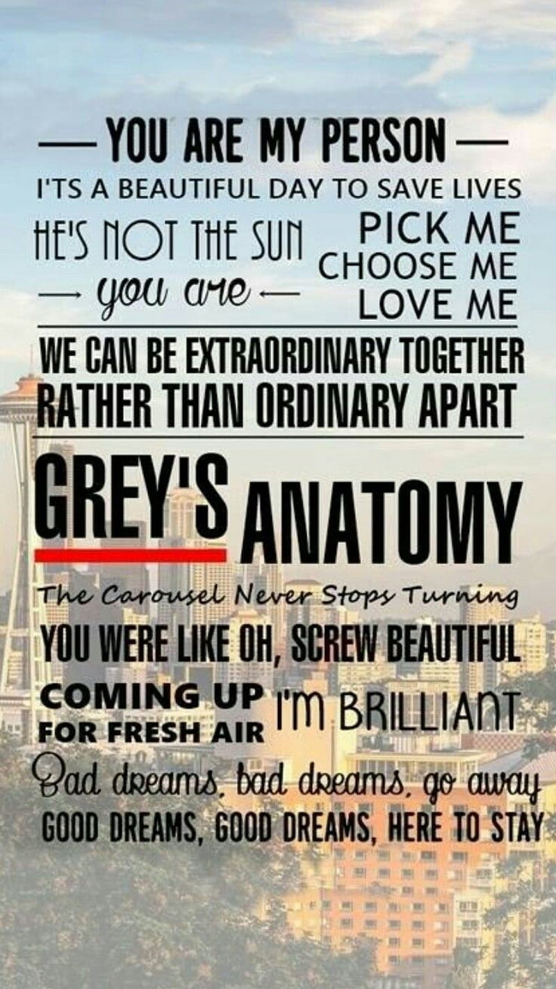 iPhone Greys Anatomy, Grey's Anatomy, HD phone wallpaper