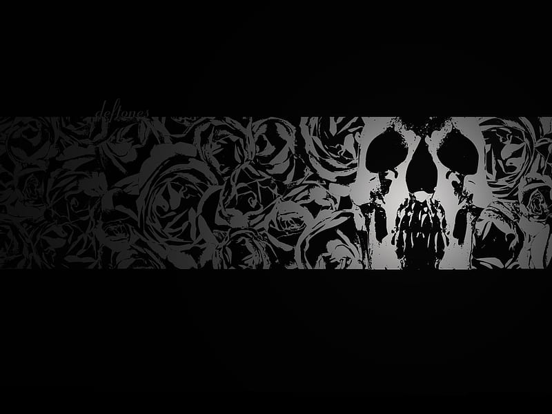 Deftones Skulls, metal, skulls, music, deftones, HD wallpaper