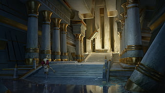 A realistic fantasy blue interior of the royal palace. golden blue palace. castle  interior. Fiction Backdrop. concept art. digital ai art Stock Illustration  | Adobe Stock