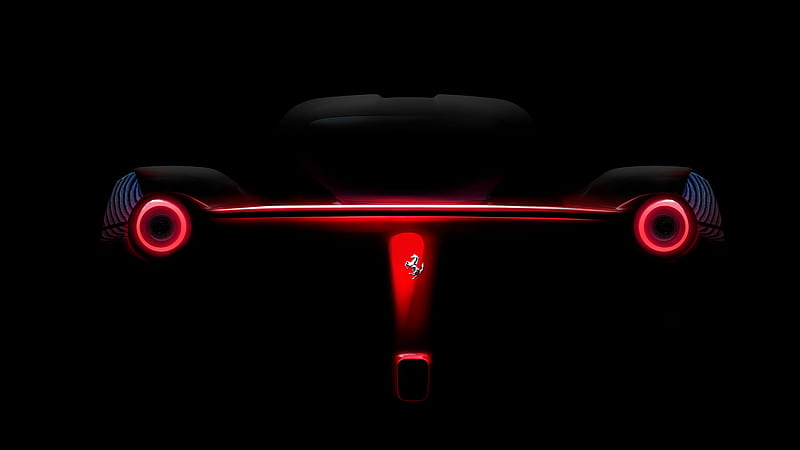 La Ferrari Rear Lights, ferrari, carros, lights, HD wallpaper