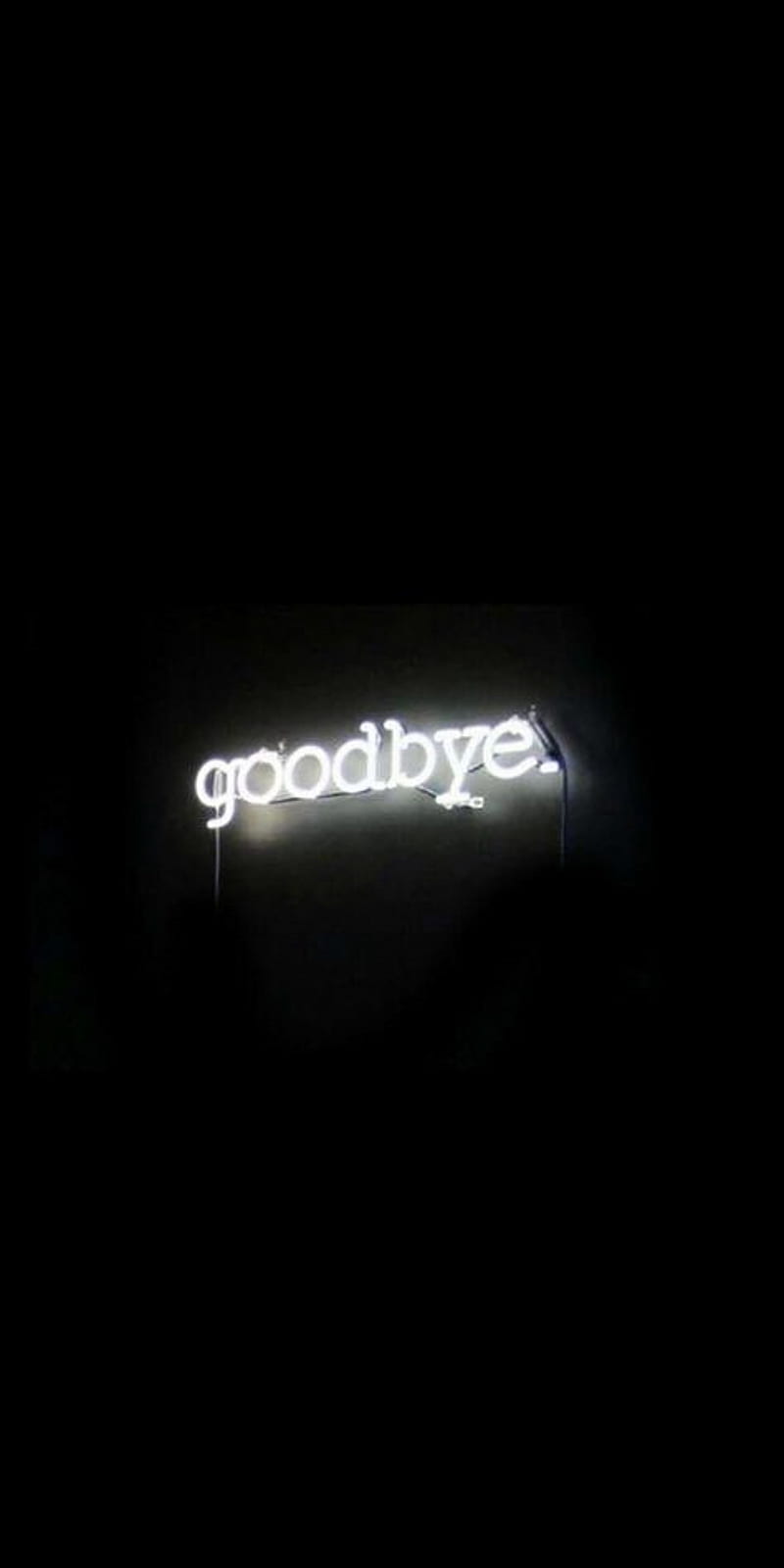 Good bye, black, blank and white, edge, exit, greetings, led, screen, HD phone wallpaper