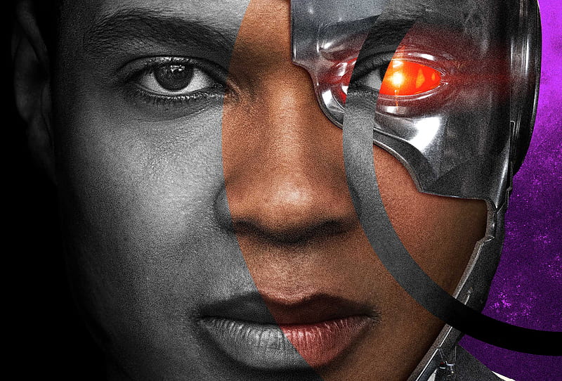 Ray Fisher and Background, Cyborg, HD wallpaper
