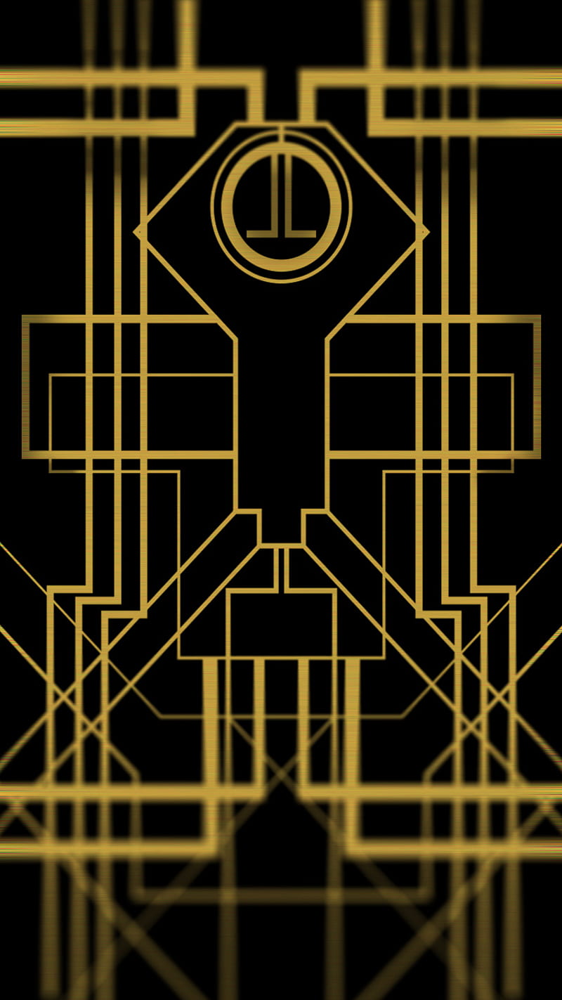 Gatsby Inspired, 20s, art deco, gold, modern, HD phone wallpaper | Peakpx