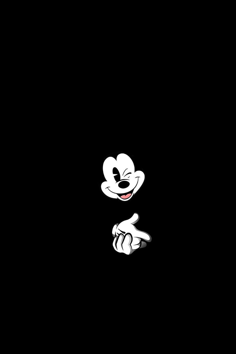 Mickey . Fondo de pantalla mickey mouse, Fondos mickey, Fondo de mickey mouse, Black and White Mickey Mouse, HD phone wallpaper