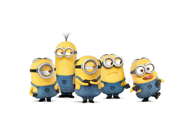 minions Despicable Me 3, funny characters, 2017 movies, 3d-animation, HD wallpaper