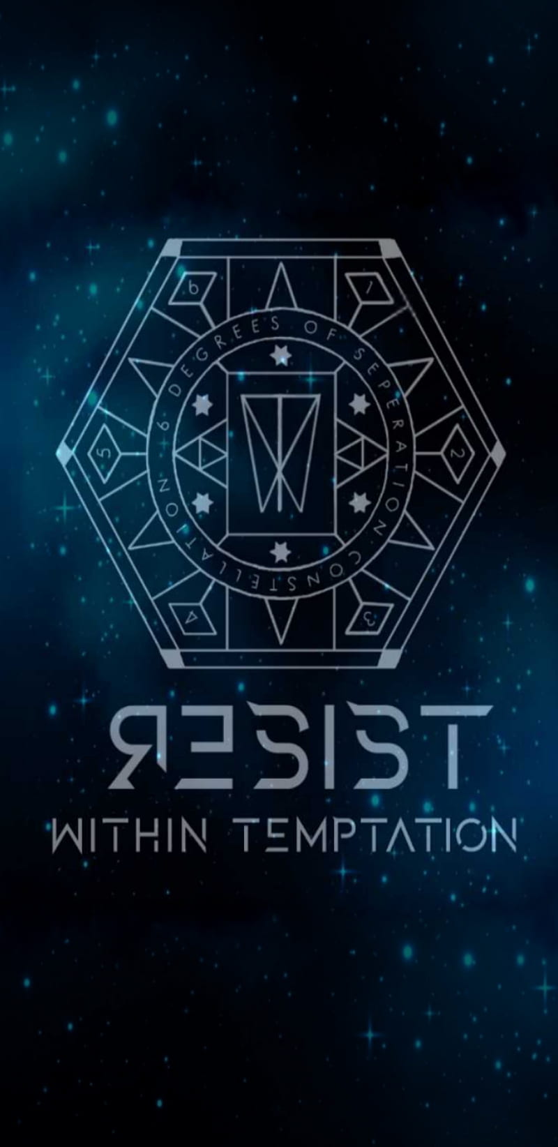 Within Temptation , logo, resist, space, HD phone wallpaper
