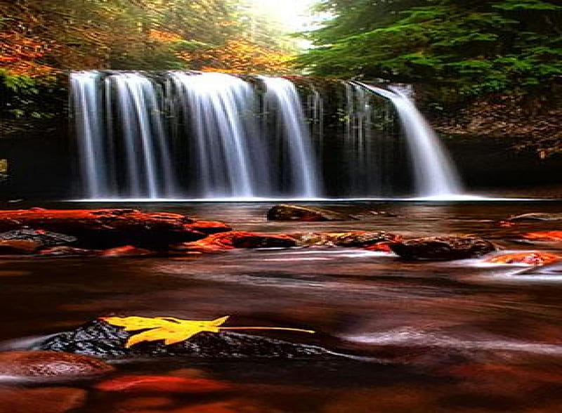 Waterfalls, landscape, nature, HD wallpaper | Peakpx