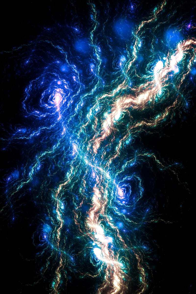 galaxy, glow, dark, HD phone wallpaper