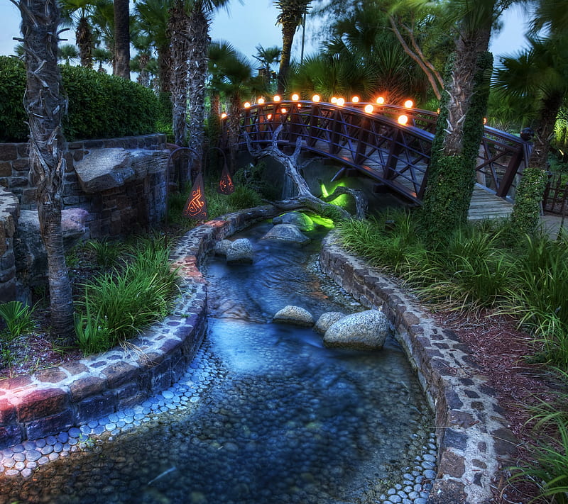 Tropic Path, bridge, paradise, tropical, HD wallpaper | Peakpx