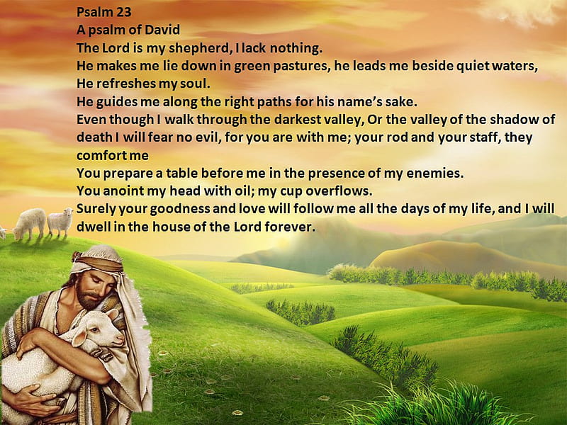 Psalm 23 Wallpapers  Wallpaper Cave