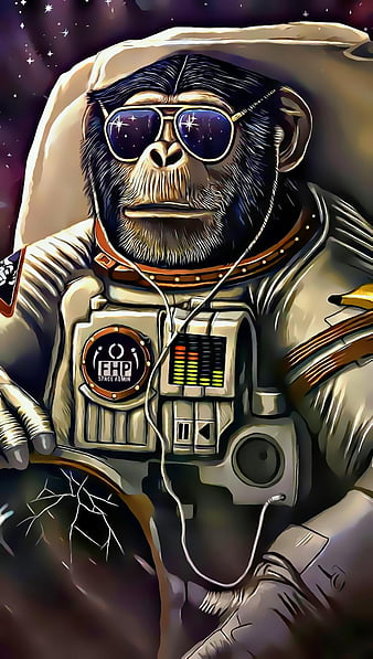 Portrait Of Cool Monkey Wearing Glasses Background Monkey Sunglasses  Animal Background Image And Wallpaper for Free Download