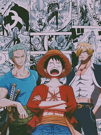 luffy and zoro and sanji