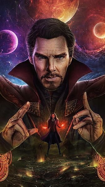 Doctor Strange and Scarlet Witch Madness of multiverse Art, HD wallpaper |  Peakpx