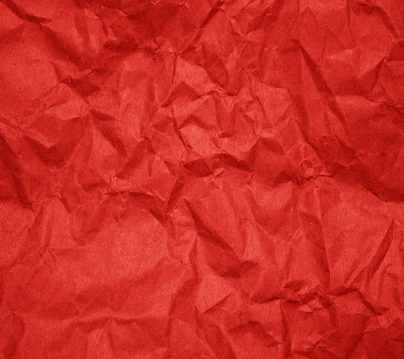 Wrinkled Paper, background, crumpled, pattern, red, texture, HD wallpaper