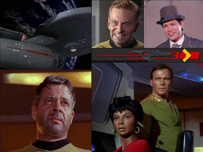 Star Trek: TOS Collage, kirk, star trek, enterprise, tos, HD wallpaper