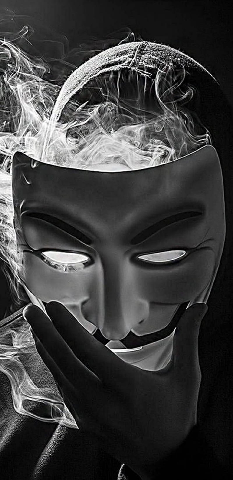 V Anon, anonymous, mask, pony, HD phone wallpaper