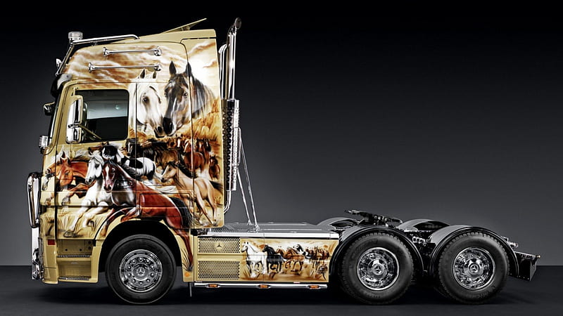 Custom Mercedes, Vehicles, trucks, transportation, custom trucks, HD wallpaper Custom Mercedes, Vehicles, trucks, transportation, custom trucks, HD wallpaper