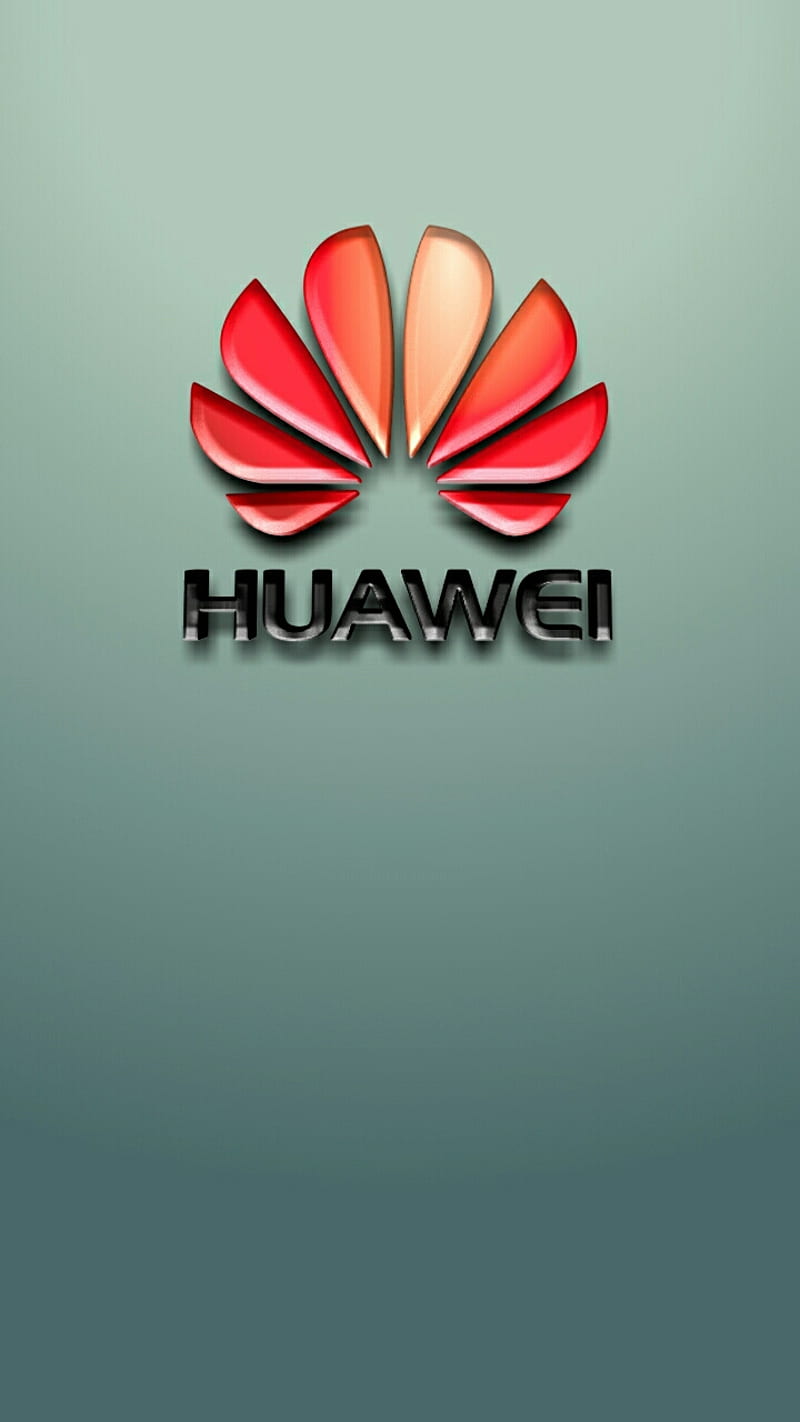 Huawei, 3d, black, brand, logo, logos, mobile, phone, red, HD phone wallpaper