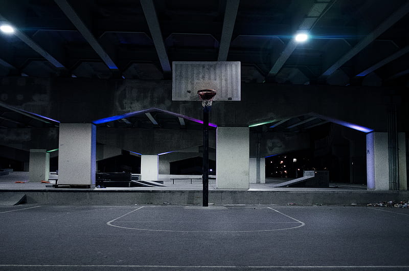 portable basketball hoop, HD wallpaper