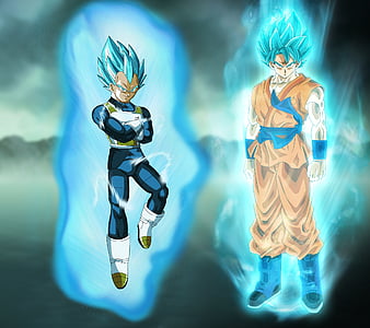 dbz goku and vegeta wallpapers