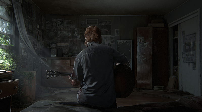 The Last of Us Part II 2020 Ultra, Games, Other Games, 2020, videogame, guitar, HD wallpaper