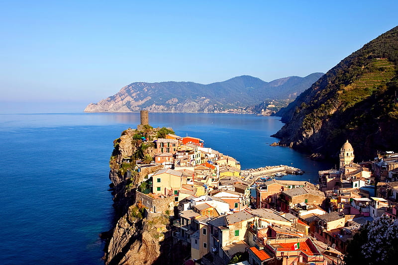 VERNAZZA LIGURIA,ITALY, Coast, La Spezia, Liguria, northwestern Italy, City, HD wallpaper