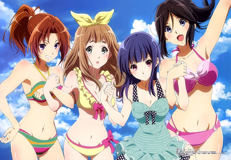 Anime, Sound! Euphonium, Natsuki Nakagawa, Yuuko Yoshikawa, Mizore Yoroizuka, Nozomi Kasaki, HD wallpaper