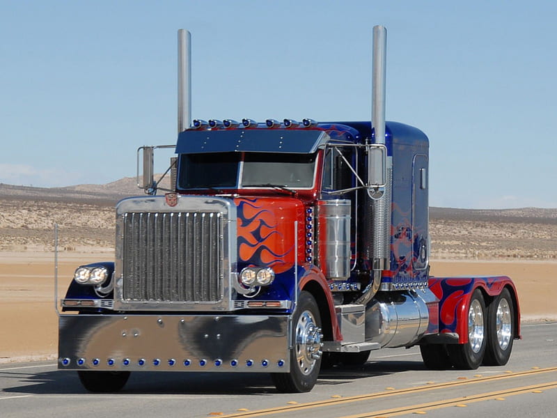 Optimus Prime Truck, Transformers, roll out, optimus prime, transformers, entertainment, truck, autobot, movies, HD wallpaper