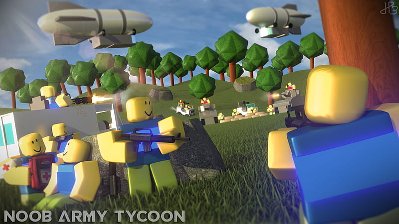 Download Roblox Noob Taking On The World Wallpaper