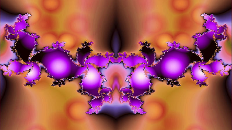 Purple Sticky Art Trippy, HD wallpaper
