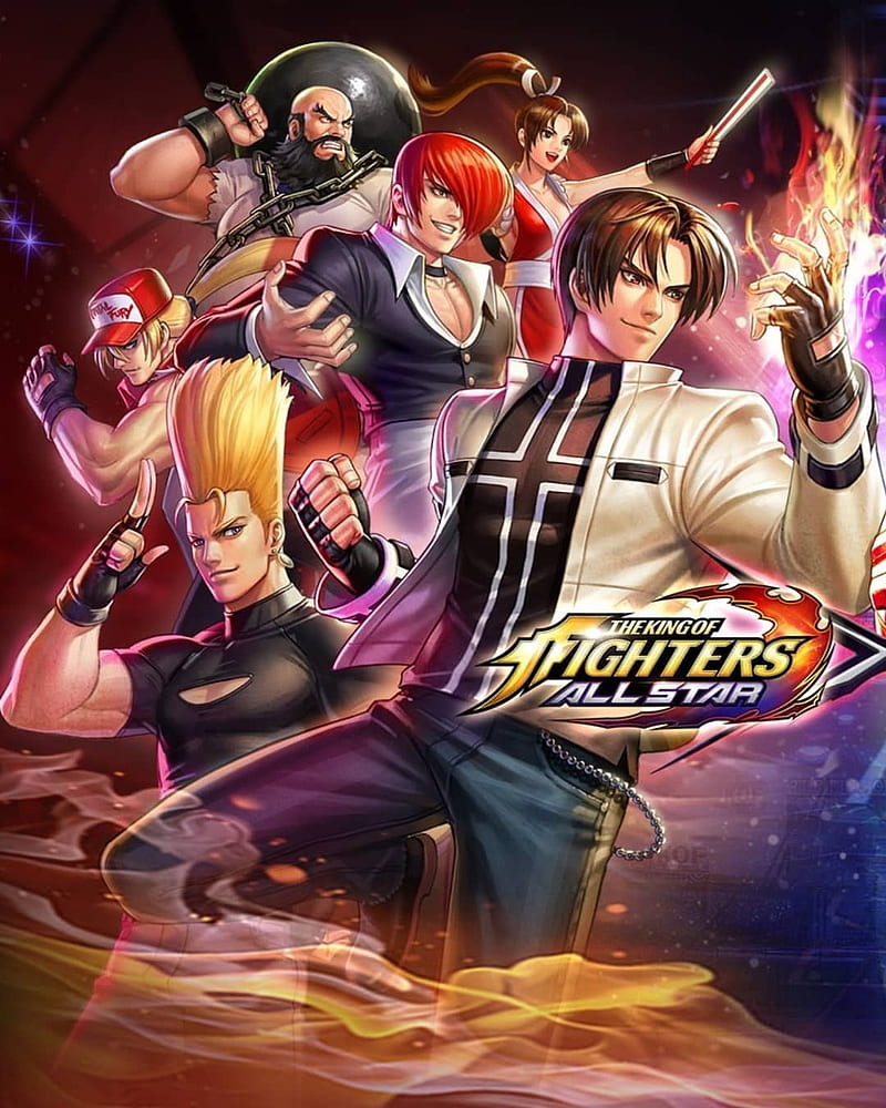 KOF All Stars, benimaru, chang, fighting, game, iori, kyo, mai, snk, terry,  the king of fighters, HD phone wallpaper | Peakpx
