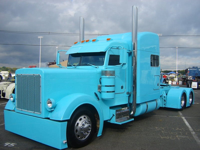 Peterbilt, truck, big rig, semi, HD wallpaper