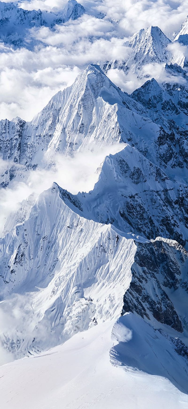 Montain , panorama, mountain, mountains, arctic, snow, HD phone wallpaper