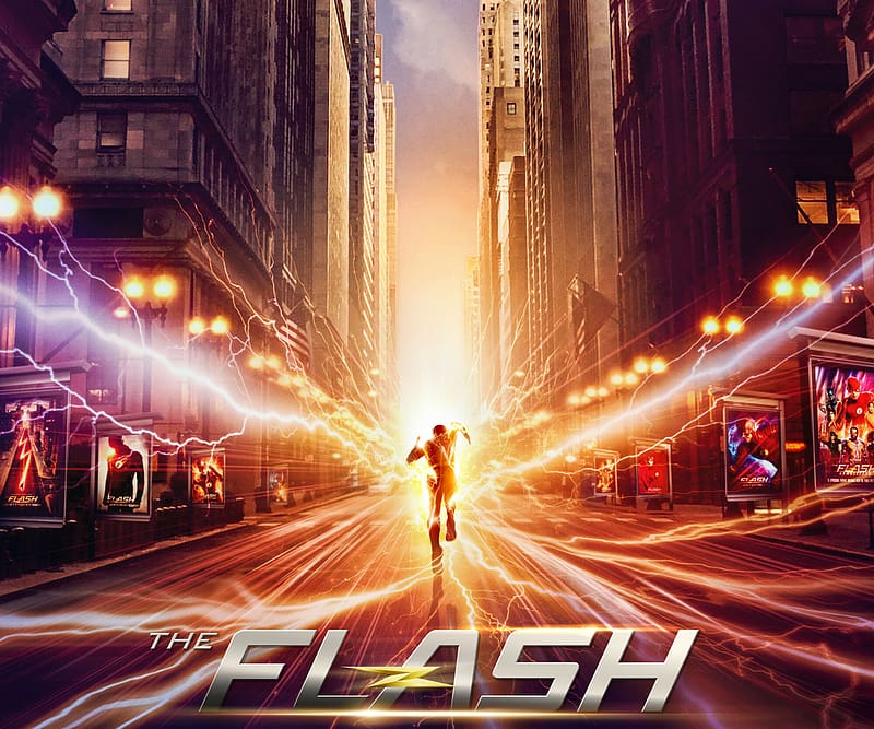 DC The Flash Poster, HD wallpaper