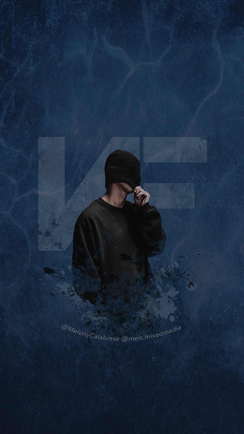 nf splash graphic, rap, clouds the mixtape, nf , blue, rap , real music, water, nf real music, rapper, HD phone wallpaper