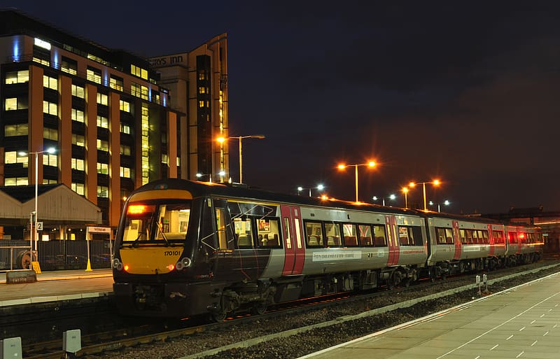 Station, Train, Train Station, Nottingham, Vehicles, HD wallpaper