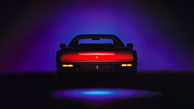 Ferrari Testarossa Italian Car , ferrari-testarossa, ferrari, carros, artist, artwork, digital-art, retrowave, synthwave, HD wallpaper