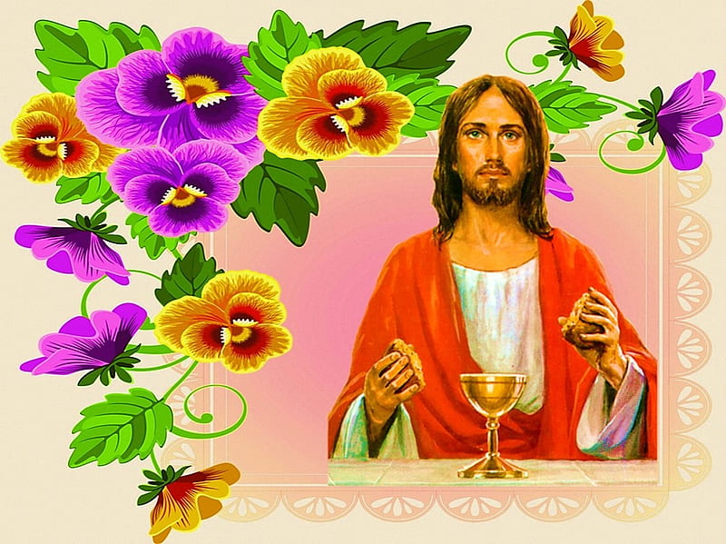 Jesus Eucharist, christ, jesus, eucharist, religion, HD wallpaper