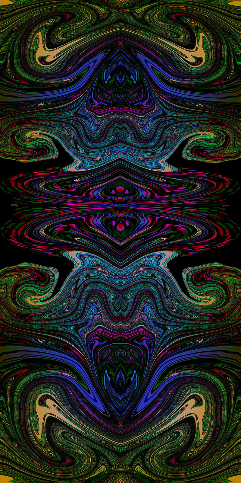 Psychedelic 64, abstract, art, colorful, desenho, pattern, psicodelia, HD phone wallpaper