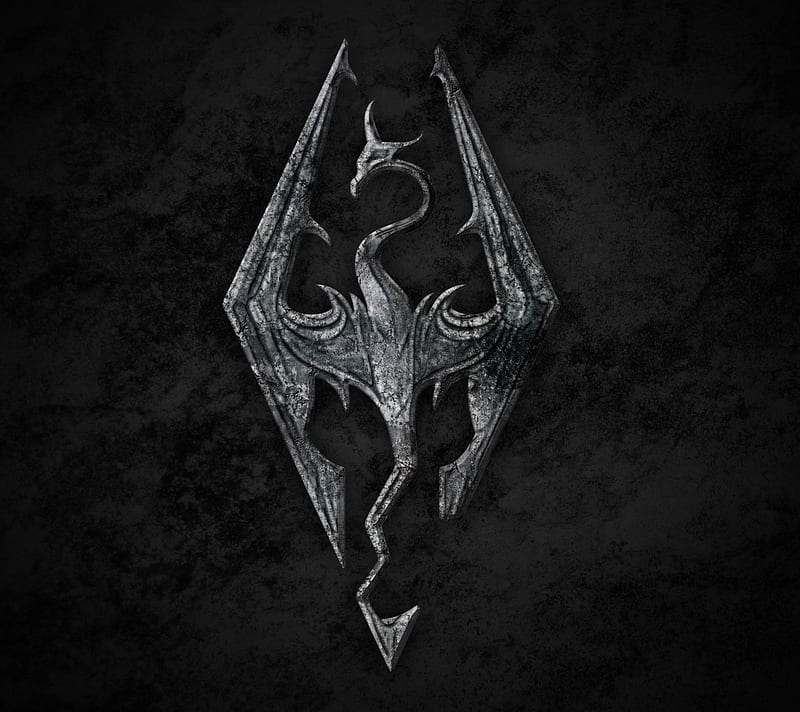 Skyrim Logo, games, HD wallpaper