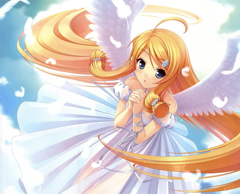Cute Angel Boy Anime HD Png Download  vhv
