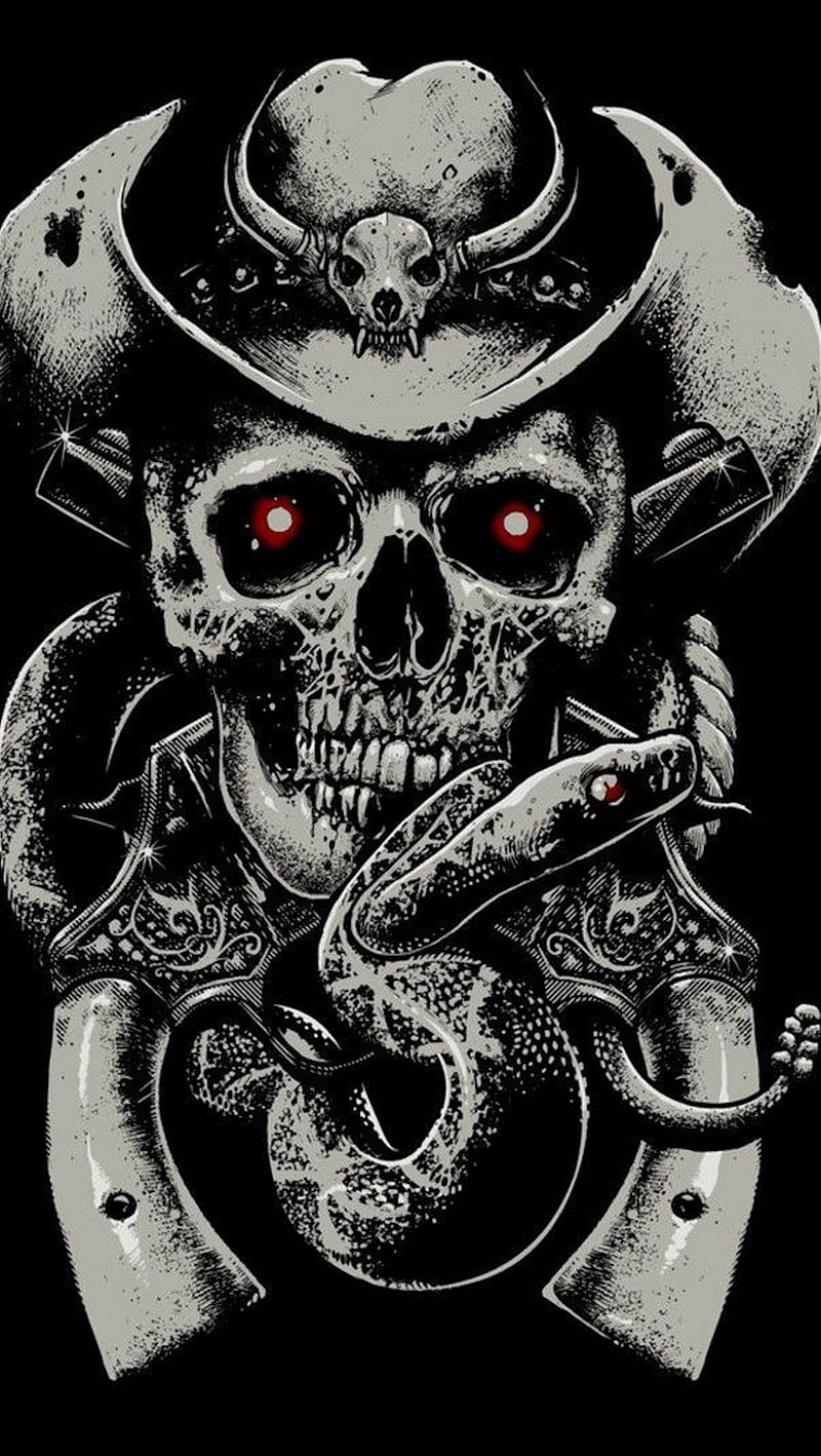 Skull, bh, mn, HD phone wallpaper