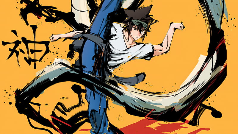 Anime, The God of High School, Jin Mori, HD wallpaper