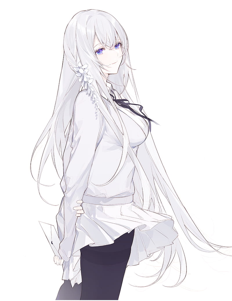 37 Best Anime Girls with White Hair  Silver Hair 2022