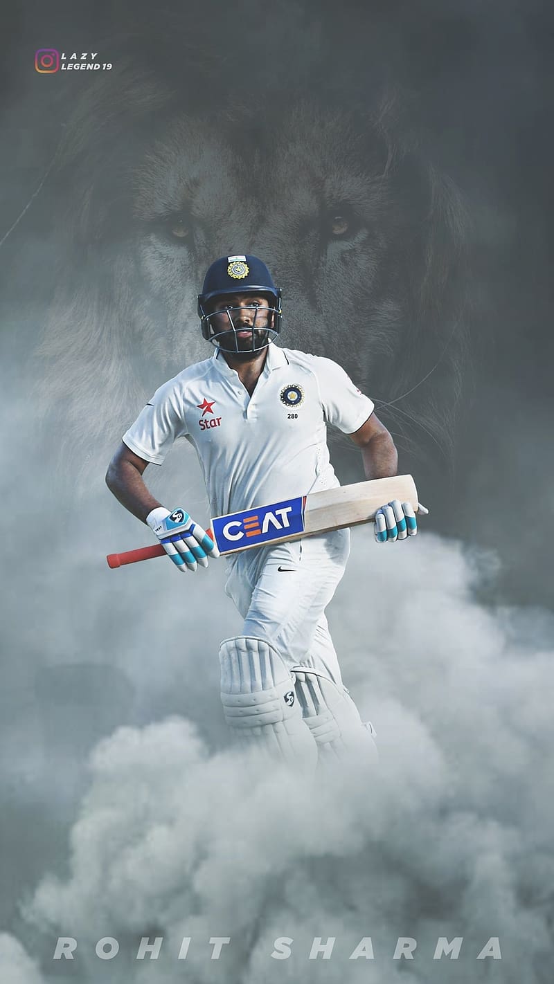 Rohit Sharma Ke, test player, cricketer, rohit sharma, batsman, HD phone wallpaper
